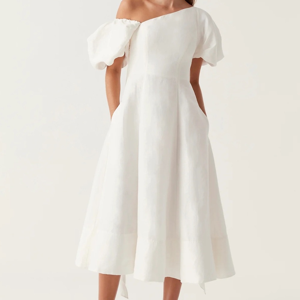 Aje Arista Tulip Sleeve Dress